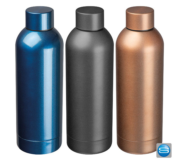 Vakuum Trinkflasche aus Edelstahl mit individueller Gravur