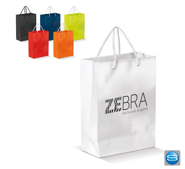 Kleine Papiertragetasche bedrucken mit Ihrem Logo