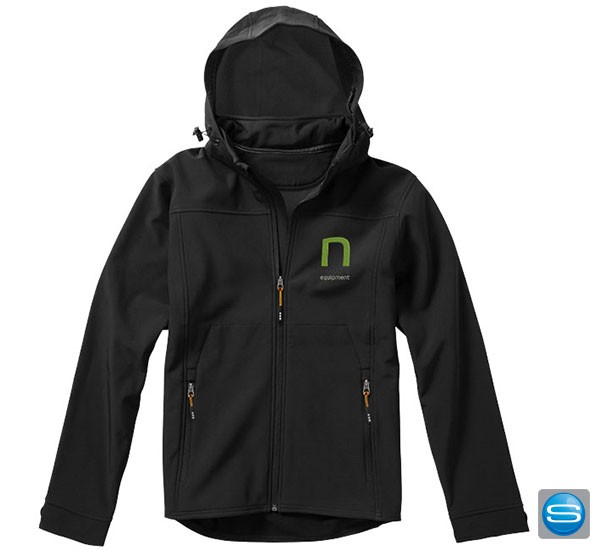 Softshell Jacke Langley von Elevate mit Ihrem Logo bedrucken