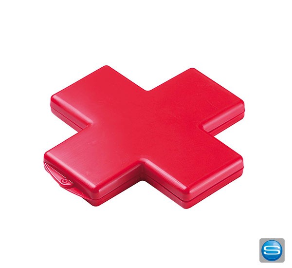 Kreuz Pflasterbox als Werbegeschenk