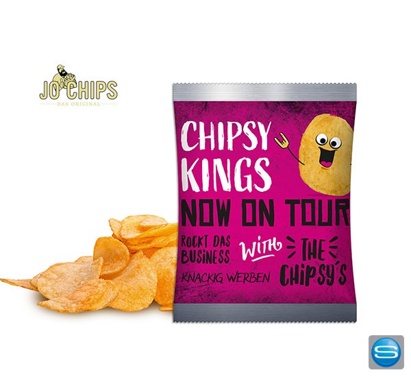 JO CHIPS im bedruckbaren Werbetütchen mit Ihrem Logo