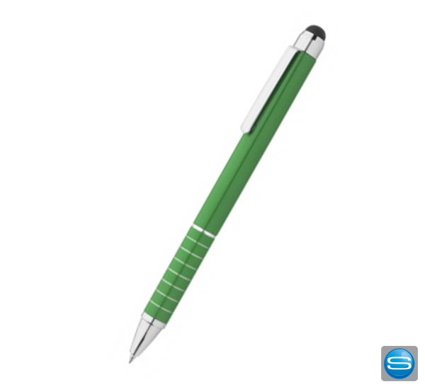 Aluminium Kugelschreiber mit Touchpen-Funktion als Werbeträger
