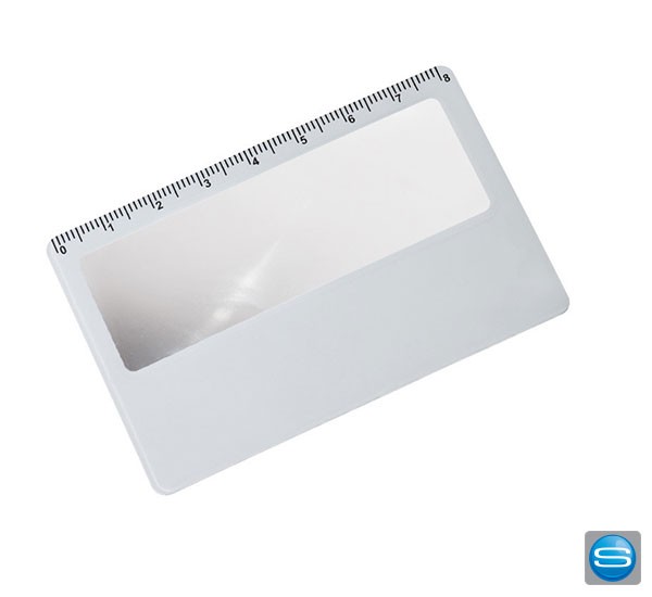 Leselupe im Scheckkartenformat bedrucken