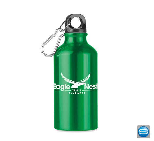 Einwandige Trtinkflasche als Werbeartikel mit Logo