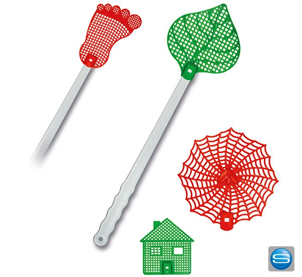 Fliegenklatsche in verschiedenen Formen als Werbegeschenk bedrucken