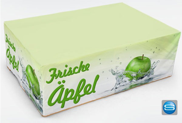 Palettenhussen bedrucken mit Ihrem Logo