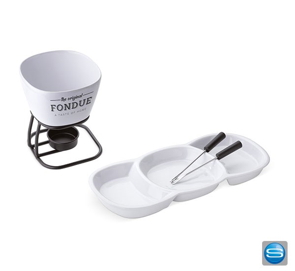 Fondue Set aus Keramik