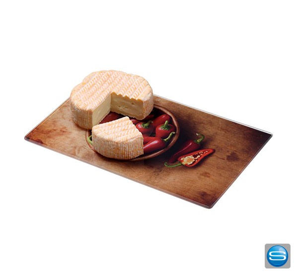 Frühstücksbrett aus Glas bedrucken mit Ihrem Logo