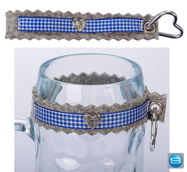 Maßkrugband DIRNDL mit Logodruck