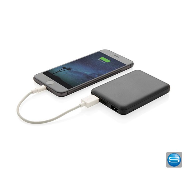 5.000 mAh High Density Powerbank für die Tasche als Give Away mit Logo bedrucken