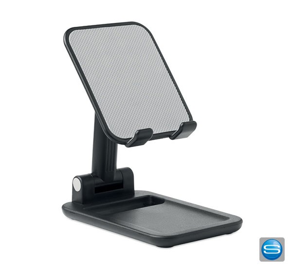 Klappbarer Smartphone- oder Tablet-Halter mit Ihrem Logo bedruckt