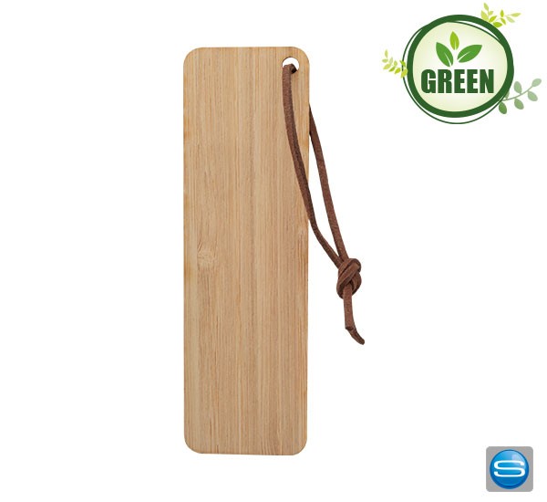 Lesezeichen aus Bambus als Werbeartikel