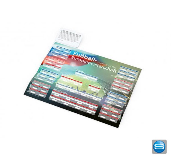 Bundesliga und EM Mini-Planer als Werbeartikel