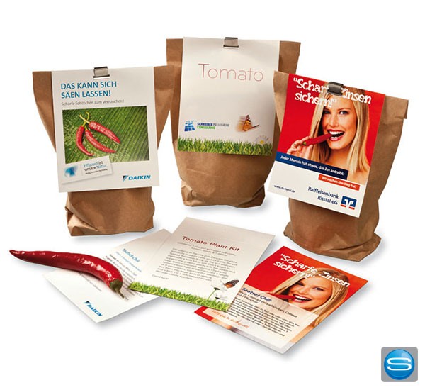 Gemüse Anzucht-Sets mit eigener Karte