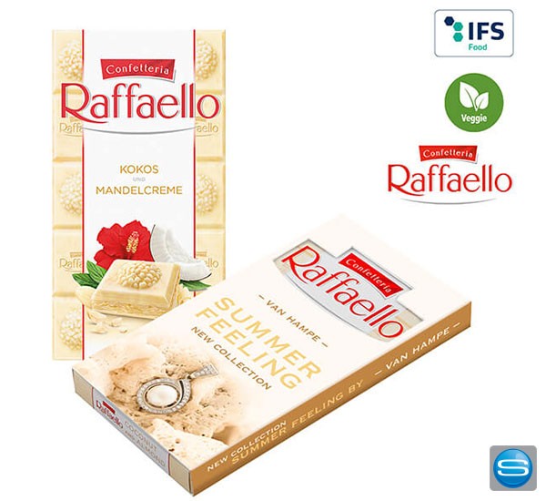 FERRERO Raffaello Schokoladentafel als Werbegeschenk