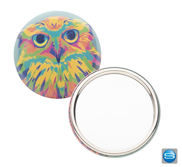 Bunter Handspiegel als Werbegeschenk