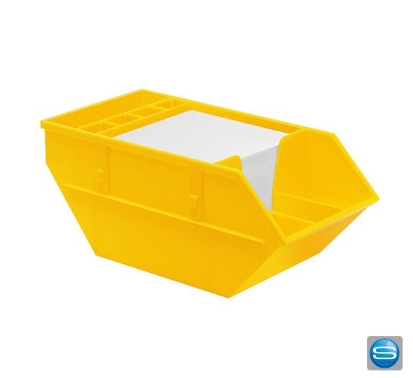 Container Zettelbox mit Firmenlogo bedrucken