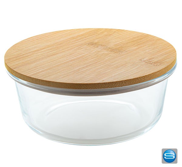 Runde Lunchbox als Werbeträger mit Logo bedrucken