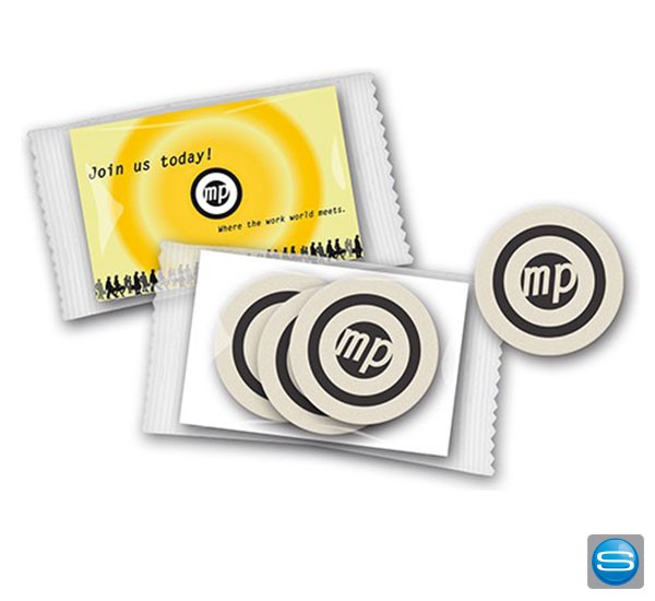 Zungentattoo mit bedruckter Karte