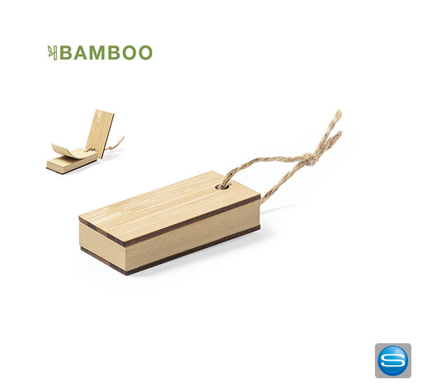 Bedruckbarer Notizblockhalter mit Bambus-Hartschalen