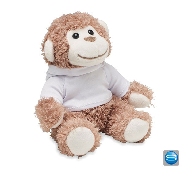 Affe aus Plüsch mit Kapuzenpulli und Ihrem Logo-Copy-Copy