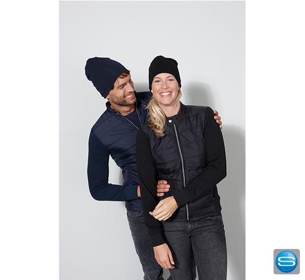 Jersey Beanie als Weihnachtsgeschenk mit Logobestickung