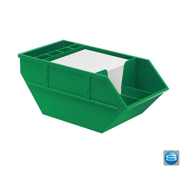 Container Zettelbox mit Firmenlogo bedrucken