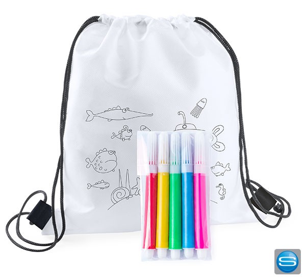 Kinderturnbeutel zum Ausmalen