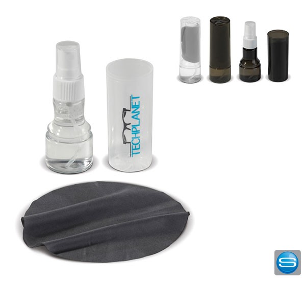 Reinigungs-Spray mit Mikrofasertuch