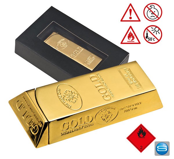 Goldbarren-Feuerzeug - Das elegante Werbegeschenk für Ihre Kunden