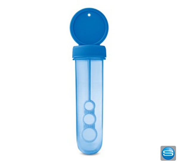 Seifenblasen in farbigem Döschen als Werbegeschenk