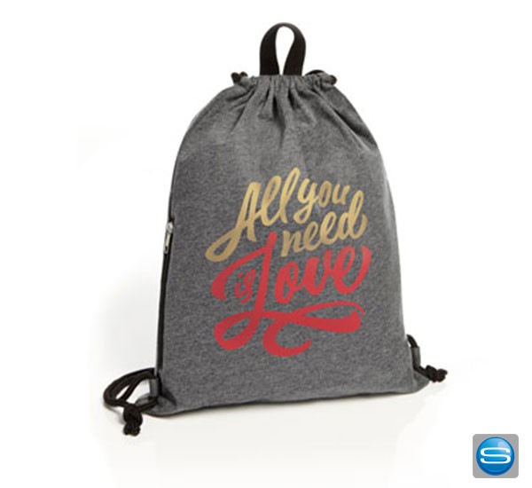 Zugbeutel aus Jersey mit Ihrem Logo bedrucken