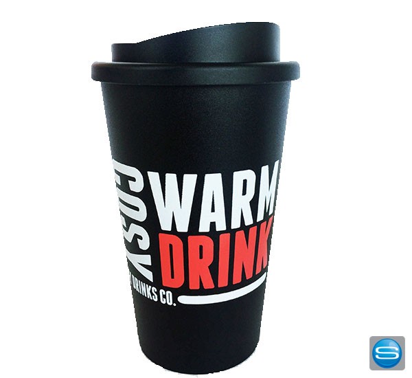 Doppelwandiger Coffee 2 Go Becher aus Kunststoff in vielen verschiedenen Farben