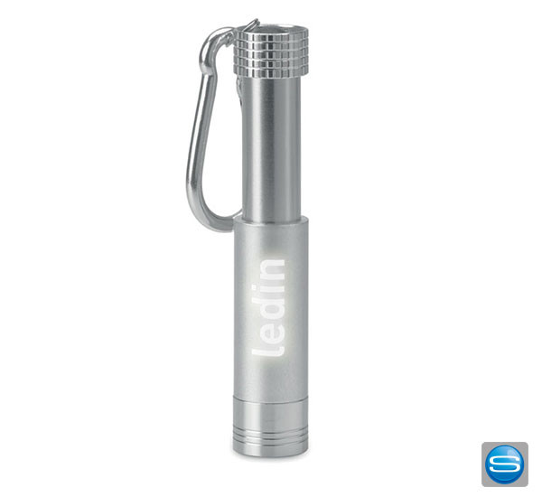 Kleine Taschenlampe mit Ihrem Firmenslogan graviert