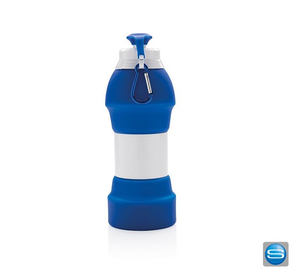 Faltbare Sportflasche mit Logodruck