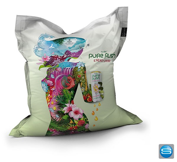 Sitzsack Lounger mit individuellem Werbeaufdruck