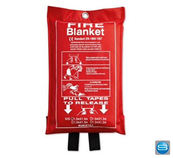 Feuerlöschdecke mit Logo bedrucken