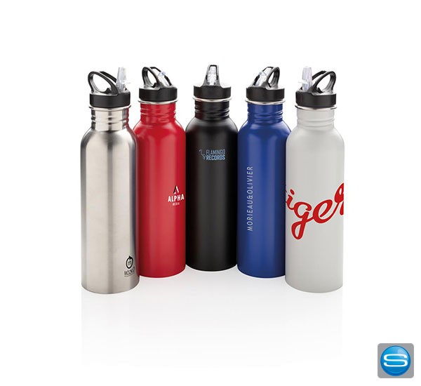 Sportflasche aus Edelstahl als Werbeartikel bedrucken