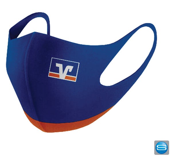 Gesichtsmaske mit Logodruck