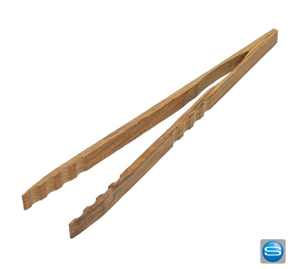 Grillzange aus Eichenholz mit Ihrem Logo veredeln