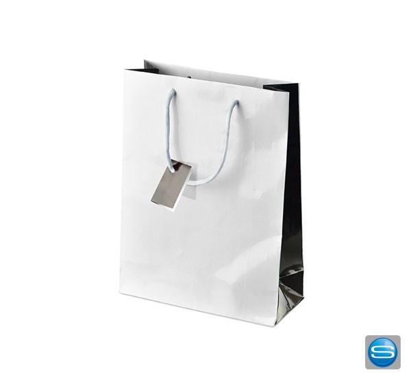 Kleine Papiergeschenktüte mit Logo bedrucken