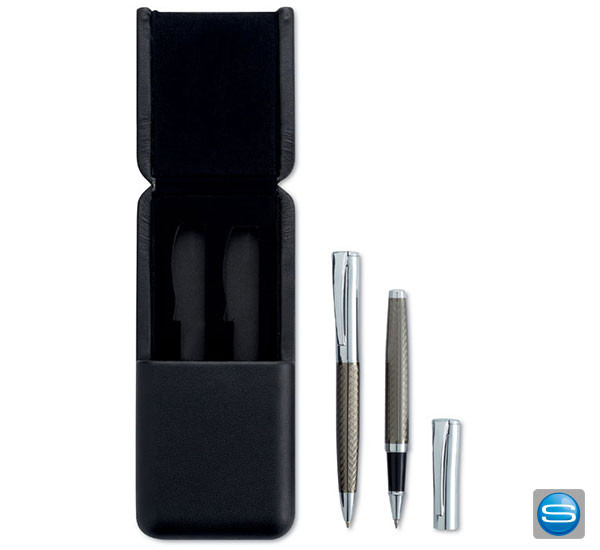 Schreibset Tintenroller und Kugelschreiber als Werbegeschenk