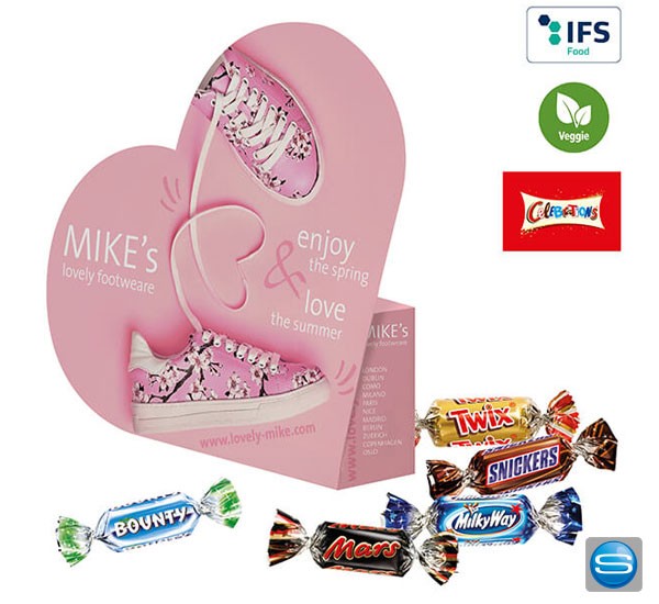 Konturen-Schachtel mit süßem Inhalt