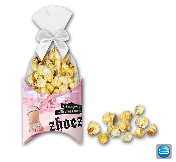 Karamell-Popcorn als Werbemittel