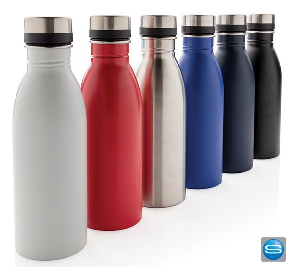 Wasserflasche aus Stainless Steel mit eigenem Logo
