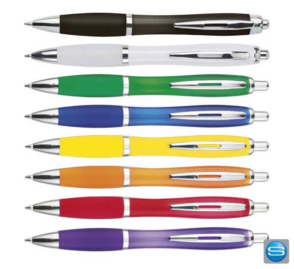 Bunte Kugelschreiber individuell bedrucken