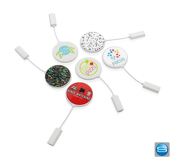 5W Wireless Charger mit Saugnäpfen fürs Telefon als Give Away mit Logodruck