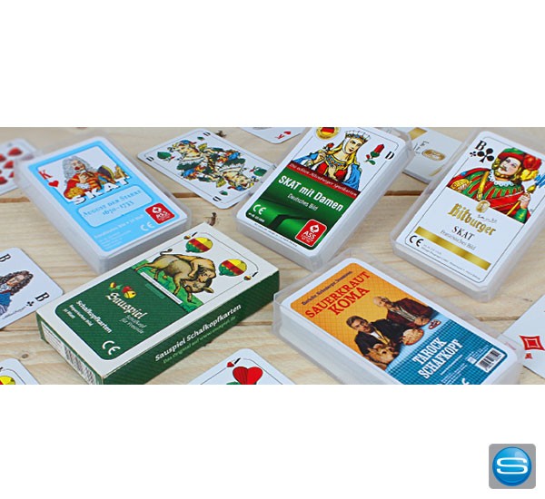 SKAT Spielkarten bedruckt mit Ihrem Logo