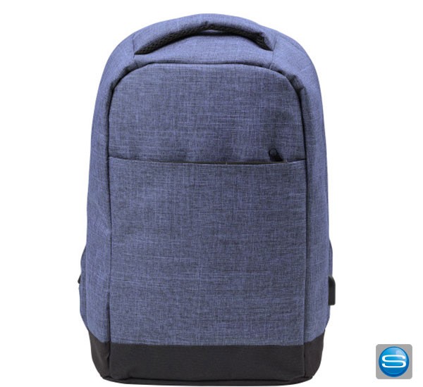 Antidiebstahl Rucksack zweifarbig mit Ihrem Logo