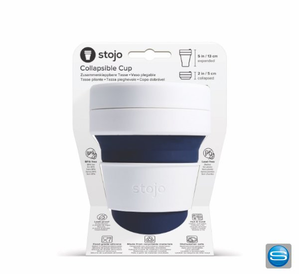 Stojo - der faltbare Coffee To Go Becher mit eigenem Logo